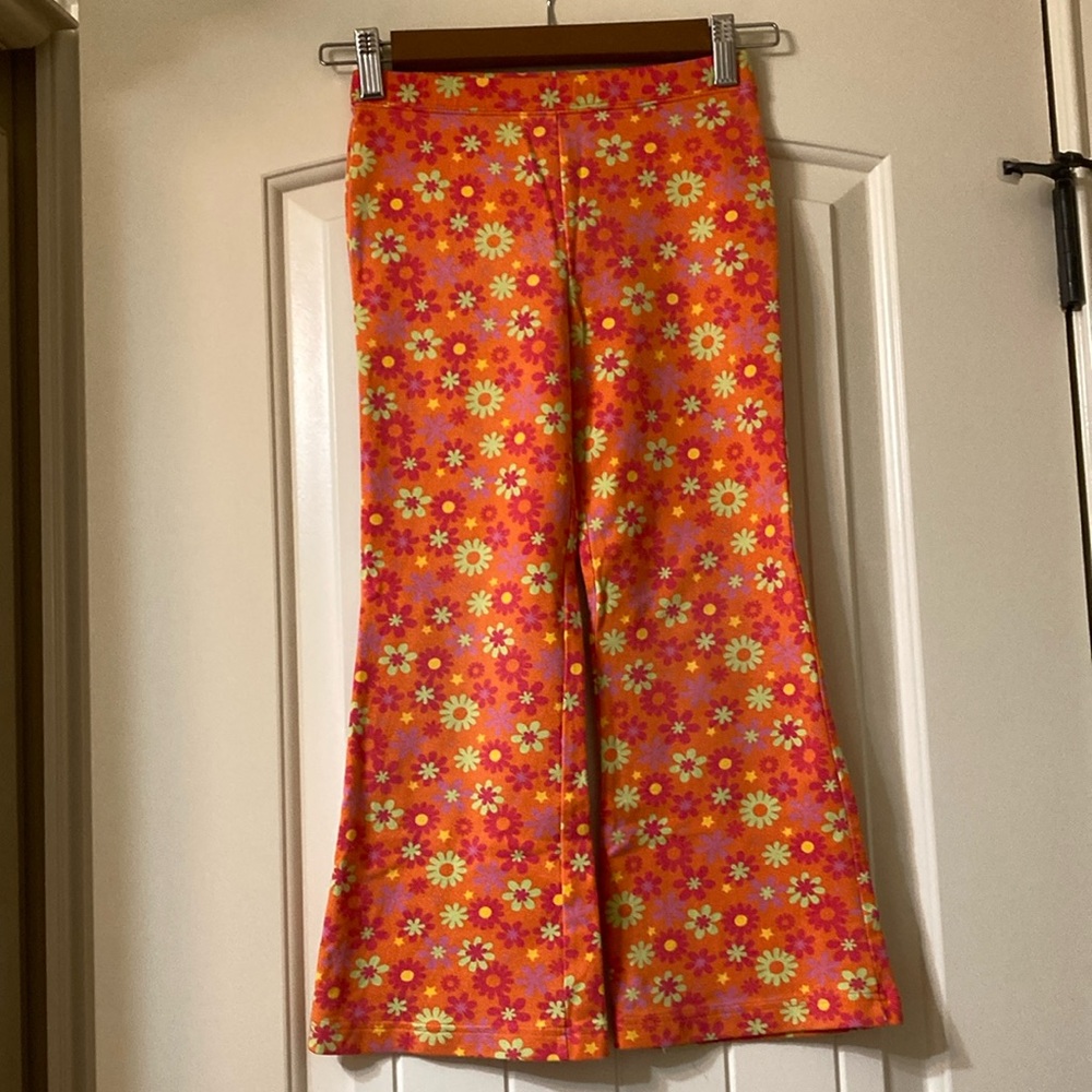 Copper Key Orange and Green Floral Pants